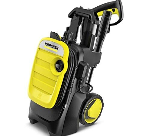 Kärcher Hochdruckreiniger K 5 Compact Inkl. innovativer Schlauchaufbewahrung: leicht transportier- und verstaubar für regelmäßige Einsätze bei mittelstarkem Schmutz. Flächenleistung 40 m²/h