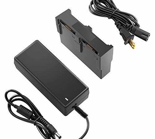 LYONGTECH LCD Display Akku Ladegerät für DJI Spark Drohne, lädt 4 Batterie,Akkuladestation Hub Zubehör