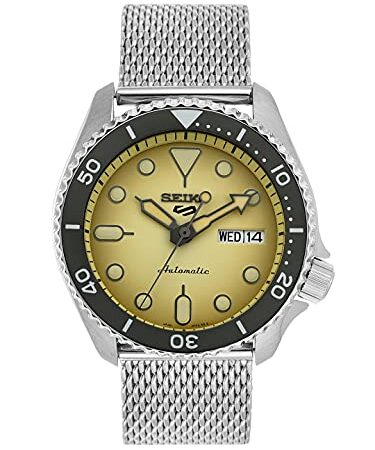 Seiko 5 Suits Herren-Uhr Edelstahl mit Metallband SRPD67K1