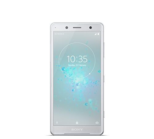 Sony Xperia XZ2 Compact Smartphone, Display 5.0 Zoll, 64 GB, Mono SIM, weiß/Silber [Italien]