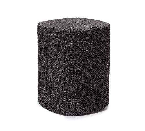 Soundskins - Luxus Textilbezug/Lautsprecher Zubehör - Kompatibel mit Sonos Play 1 - Holzkohle Schwarz