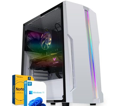 SYSTEMTREFF® Gaming PC Intel Core i9-11900KF 8x5.3GHz | Nvidia GeForce RTX 3060Ti 8GB DX12 | 1TB M.2 NVMe + 1TB HDD | 32GB DDR4 RAM | Windows 11 | Desktop Computer Rechner für Gamer, Zocker & Streamer