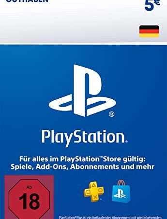 5€ PlayStation Store Guthaben | PSN Deutsches Konto [Code per Email]