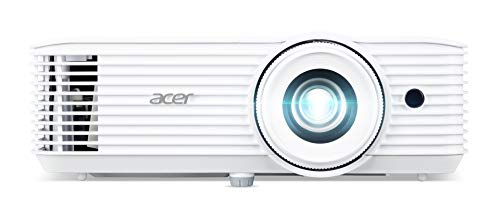 Acer H6541BDi DLP Beamer (1080p Full HD (1.920 x 1.080 Pixel) 4.000 ANSI Lumen 10.000:1 Kontrast, 3D, Keystone, 1x 3 Watt Lautsprecher, HDMI (HDCP), Audio Anschluss) Home Cinema
