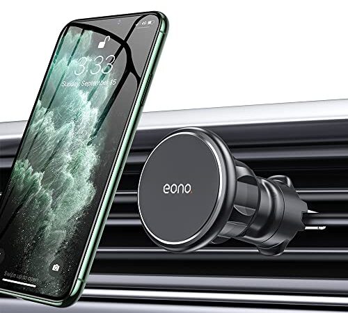 Amazon Brand - Eono Handyhalterung Auto Magnet, Universale 360° Magnetischer KFZ Handyhalter fürs Auto Lüftungsgitter, Kompatibel mit iPhone 12, iPhone 11, iPhone Xr, Samsung Galaxy S20, Huawei