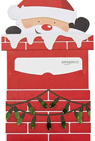 Amazon.de Geschenkgutschein in Geschenkschuber (Weihnachtsmann)
