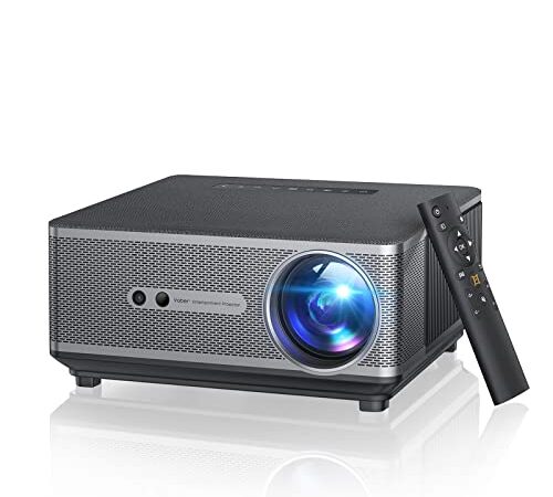 Beamer, Full HD 1080P 5G WiFi Bluetooth Beamer 4K Video Unterstützt, YABER ACE K1 650 ANSI Lumens Autofokus Heimkino Video Beamer, kompatibel mit Smartphone/TV Stick/PS5 Projektor