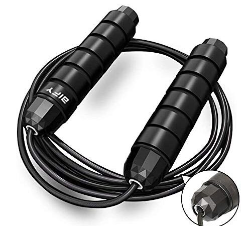 BIFY Springseil,Speed Rope Für Fitness, Ausdauer & Abnehmen.Ideal für Boxen, MMA, Crossfit, HIIT, Intervalltraining.Professioneller Sport, Training, geeignet für Kinder und Erwachsene