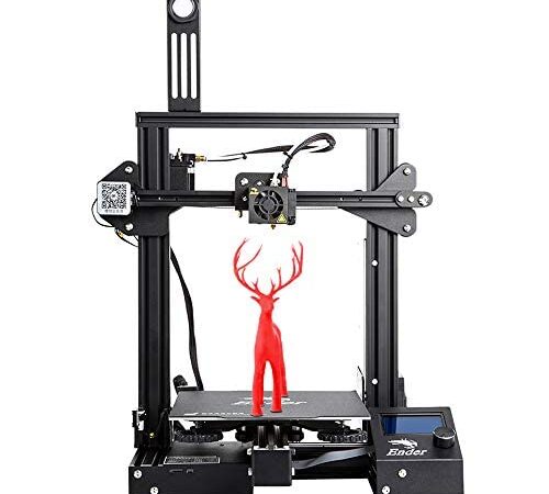【Ender 3 Pro】 Creality 3D-Drucker mit Abnehmbarer Hotbed-Gebäudefläche, Meanwell Power, Wiederaufnahme des Druckvolumens 220 * 220 * 250mm, 1.75 mm Filament TPU, PLA, ABS anwendbar