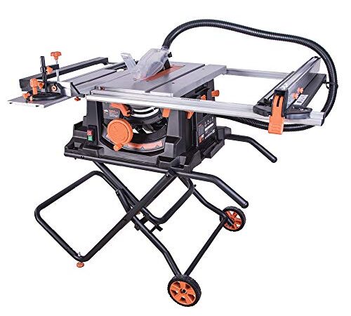 Evolution Power Tools 057-0003 Rage 5-S Mehrzweck-Tischkreissäge, 255 mm (230 V), 1500 W
