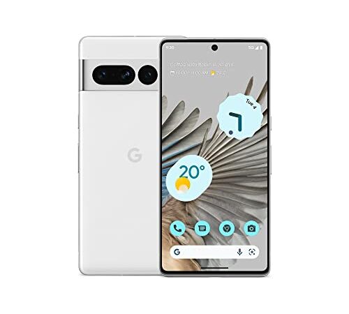 Google Pixel 7 Pro – Entsperrtes Android-Smartphone mit Tele- und Weitwinkelobjektiv – 128GB - Snow