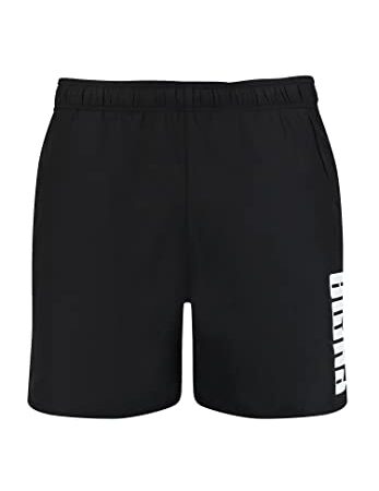 PUMA Herren Swim Men's Mid Shorts Swim Trunks, Schwarz, M