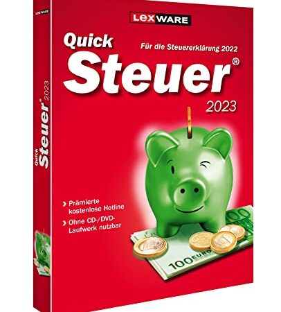 QuickSteuer 2023 (für Steuerjahr 2022) | Minibox | Private Steuererklärung