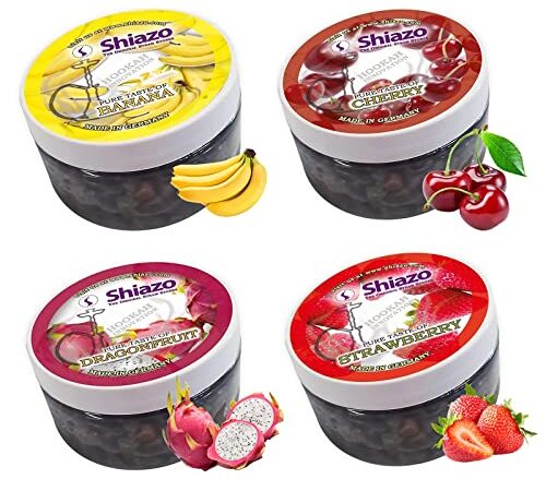 RMAN® Shisha Steine, Shisha Tabak, 4 x Dampfsteine, Made in Germany Nikotinfreier Shisha Tabak Ersatz, Shisha Zubehör