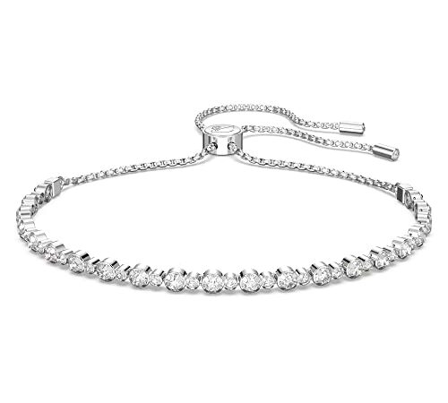 Swarovski Subtle Trilogy Armband, Weiss, Rhodiniert