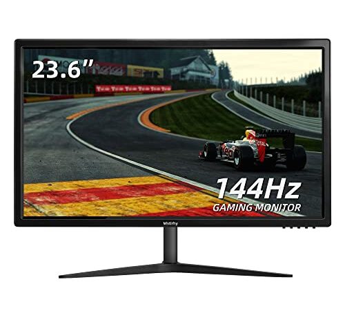 Wstirhy 24 Zoll Monitor 144HZ 1920x1080 LED TN-Bildschirm 144HZ PC Monitor mit HDMI/DisplayPort/USB/VESA/2ms