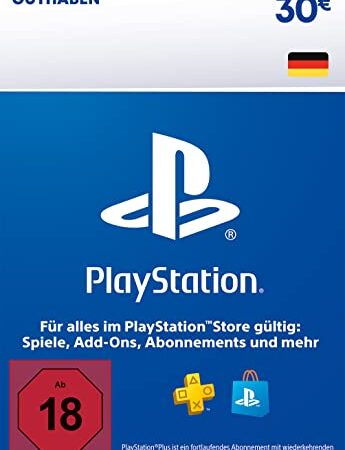 30€ PlayStation Store Guthaben | PSN Deutsches Konto [Code per Email]