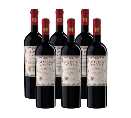 Doppio Passo Primitivo Puglia, Rotwein Italien, 6 x 750ml