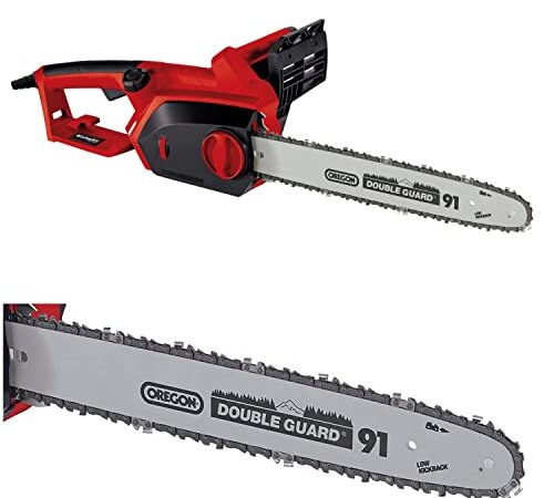 Einhell Elektro-Kettensäge GH-EC 1835 (1.800 W., robustes Schwert und scharfe Kette, werkzeuglose Kettenspannung und Kettenwechsel, Metallgetriebe, autom. Kettenschmierung)
