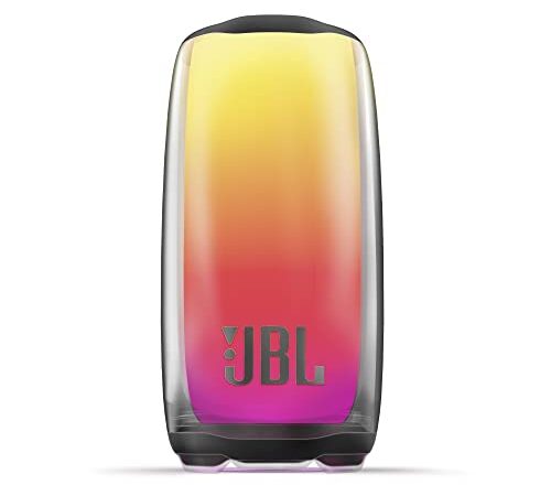 JBL Pulse 5 – Tragbarer Bluetooth-Lautsprecher in Schwarz mit Lichtshow und bis zu 12 Stunden Spielzeit – IP67 Staub- und wasserdicht – Koppelbar Lautsprechern über PartyBoost