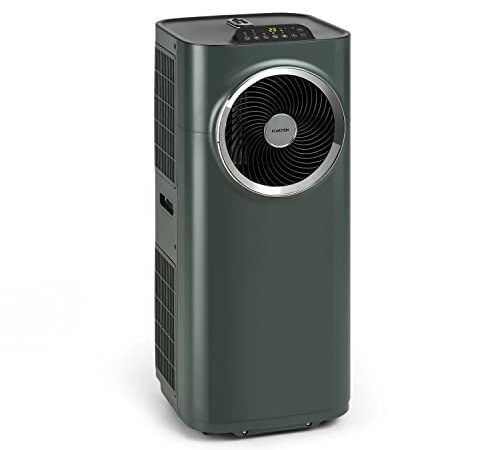 Klarstein Mobile Klimaanlage, 5-in-1 Klimagerät, Ventilator, Luftentfeuchter, Luftreiniger & Nachtmodus, App-Steuerung, Wohnung Klimaanlage mit Abluftschlauch, Air Conditioner, 12.000 BTU, Anthrazit