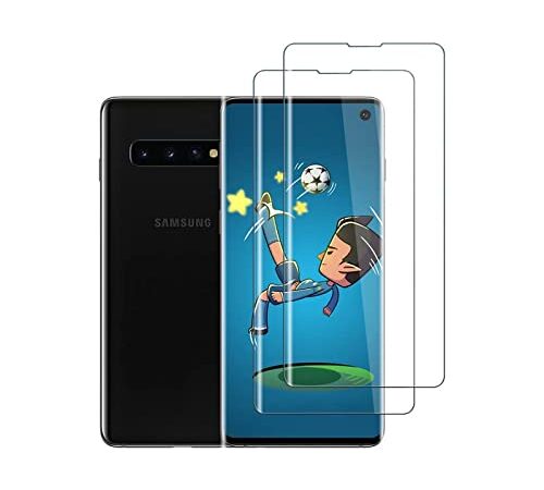 Kompatibel mit S10 Plus Panzerglas Samsung S10 Plus Schutzfolie Samsung Galaxy S10 Plus Folie, [2 Stück], 9H, Ultra-klar, Case Friendly für Displayschutz Samsung Galaxy S10 Plus Screen Protector