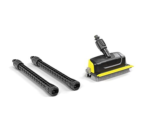Kärcher PS 30 Plus Flächenreiniger Powerschrubber mit Seitendüse (kompatibel mit allen Kärcher Hochdruckreinigern K 2 bis K 7), Schwarz