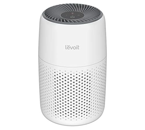 LEVOIT HEPA Luftreiniger mit Aromatherapie, 7 Watt energiesparend, Air Purifier mit 3 Geschwindigkeiten gegen Schimmel Staub Tierhaare bis zu 0,3 μm für Allergiker Schlafzimmer, 25dB, Weiß