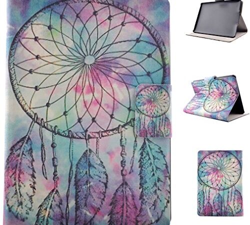 LMAZWUFULM Hülle für Amazon Kindle Paperwhite 2015/2014 Generation 6.0 Zoll PU Leder Magnet Sleep/Wake Funktion Lederhülle Pfau und Holzhaus MusterStent-Funktion Holster Flip Cover