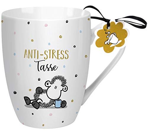Sheepworld 59609 Lieblingstasse Anti-Stress, Geschenk, Porzellan, 30 cl Tasse, 1 Stück (1er Pack)