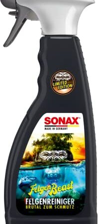 SONAX FelgenBeast Sonderedition 2023 (500 ml) Brutal zum Schmutz - Sanft zur Felge mit neuem Frische-Duft | Art-Nr.04332000