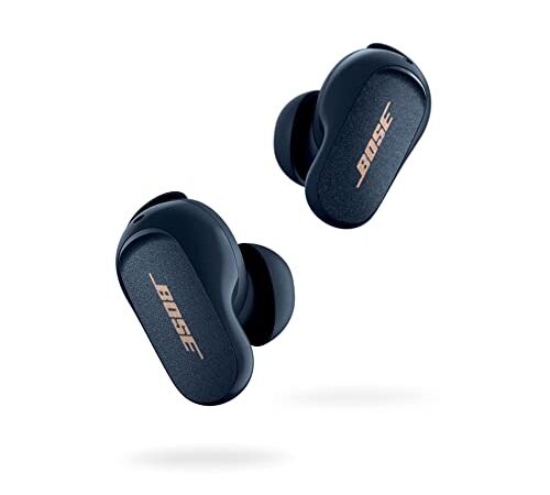 Bose NEU QuietComfort Earbuds II, kabellos, Bluetooth, die weltweit besten Noise-Cancelling-In-Ear-Kopfhörer mit individueller Lärmreduzierung und personalisiertem Klang, Mitternachtsblau
