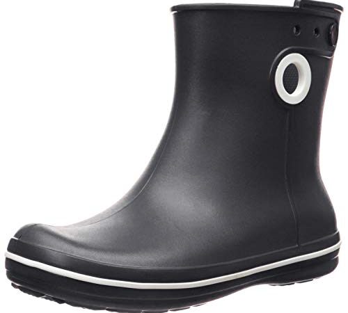 Crocs Damen Jaunt Shorty Boot W Gummistiefel, Schwarz, 41/42 EU