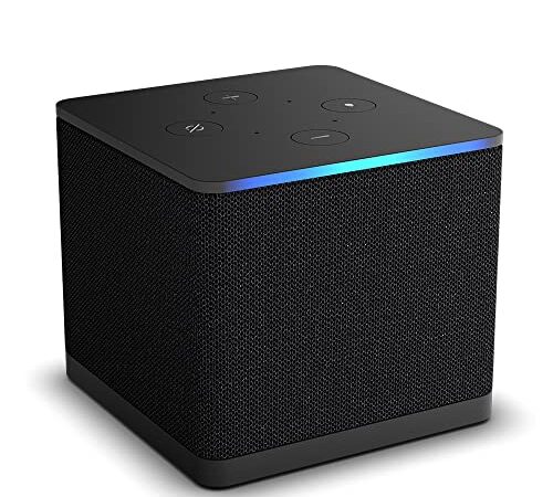 Fire TV Cube, Streaming-Mediaplayer mit Sprachsteuerung mit Alexa, Wi-Fi 6E, 4K Ultra HD