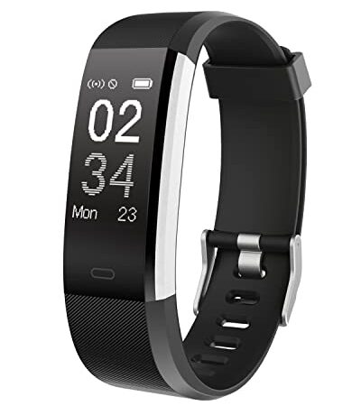 Fitness Tracker mit Pulsuhr,Schrittzähler,Kalorienzähler,Schlaftracker,Wasserdicht IP67 Fitnessuhr für Damen Herren