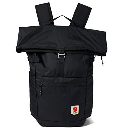 Fjällräven 23222 High Coast Foldsack 24 Rucksack, Black, 45 cm x 26 cm x 20 cm, 24 L Einheitsgröße