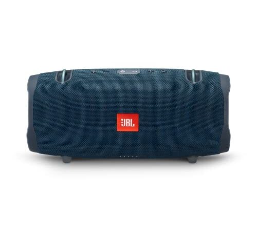 JBL Xtreme 2 Musikbox in Blau – Wasserdichter, portabler Stereo Bluetooth Speaker mit integrierter Powerbank – Mit nur einer Akku-Ladung bis zu 15 Stunden Musikgenuss