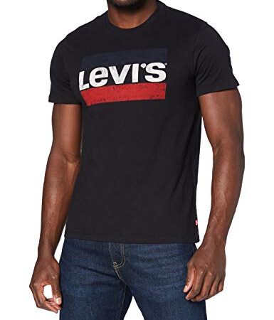 Levi's Herren Sportswear Logo Graphic T-Shirt , Sportswear Logo Beautiful Black+, L