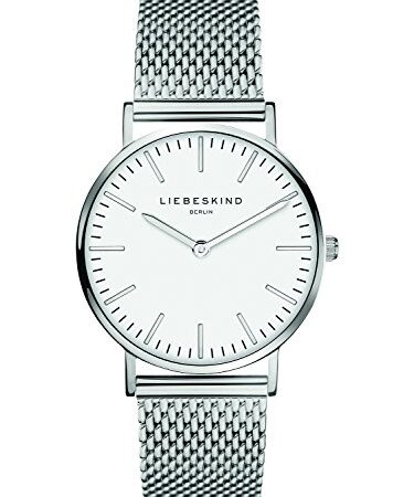 LIEBESKIND BERLIN Damen Analog Quarz Armbanduhr mit Edelstahlarmband LT-0075-MQ