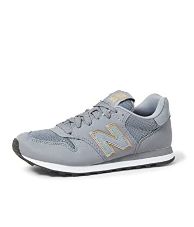 New Balance Damen 500 Core Turnschuh, Grau (Grey/Gold), 40 EU