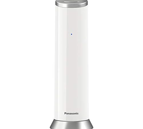 Panasonic KX-TGK220GW Design-Telefon mit Anrufbeantworter (Wecker, Haustelefon (schnurlos), HD-Telefonie, Eco-Plus, Freisprechfunktion) weiß
