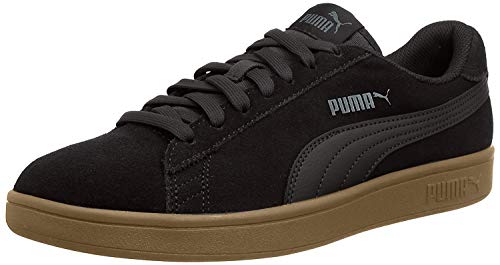 PUMA Unisex Smash V2 Sneaker, Puma Black Puma Black, 42 EU