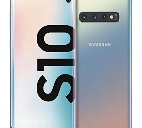 Samsung Galaxy S10 128GB Handy, Silber, Prism Silver, Android 9.0 (Pie)