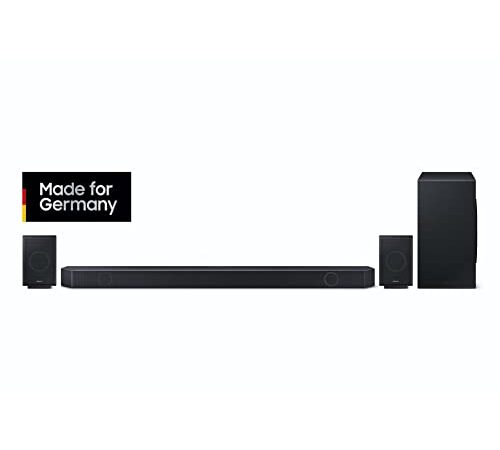 Samsung HW-Q995GC 11.1.4-Kanal Q-Soundbar, 4.0.2-Kanal Rücklautsprecher, Kabelloses Dolby Atmos / DTS:X, Q-Symphony [2023]
