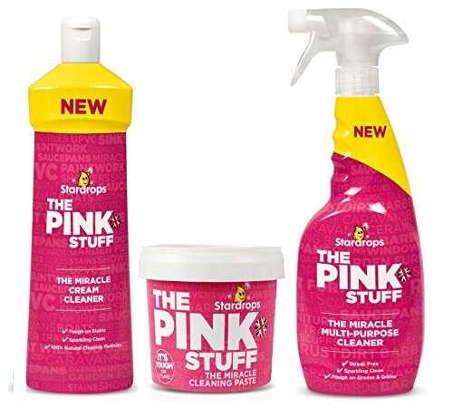 The Pink Stuff Miracle Reinigungsset, 3er-Packung, von Mrs Hinch bestätigt