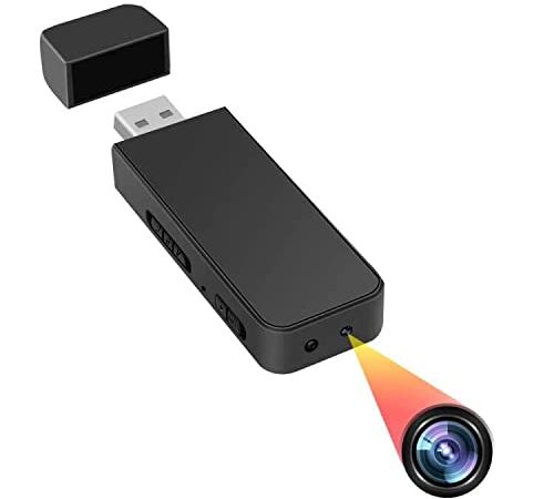 YYLUUT Mini Kamera USB HD 1080P Mini Cam Überwachungskamera Tragbare Kleine Videokamera Sicherheitskamera mit Bewegungserkennung Nachtsicht