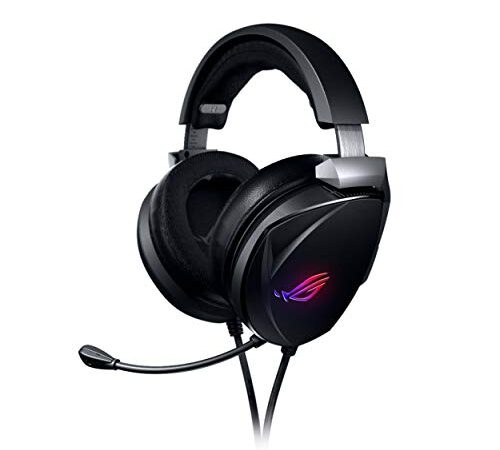 ASUS ROG Theta 7.1 USB-C Gaming Headset (7.1 Surround Sound, KI-Geräuschunterdrückung, PC, PS4, Nintendo Switch, Aura RGB), Schwarz