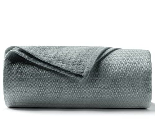 CASOFU Kühldecke Kühlende Decke Bambus Bettwäsche Sommer Dünne Sommerdecke Leichte Tagesdecke Dunkelgrau 150x200 cm Cooling Blanket Bettdecke zum Schlafen für Menschen