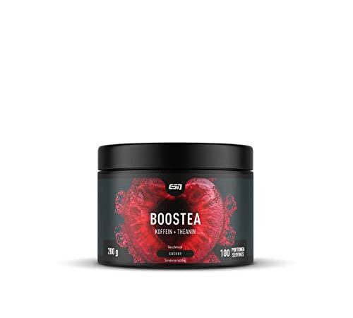 ESN Boostea, Cherry, 200g, Booster mit Koffein Pulver und Grüntee Extrakt