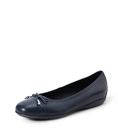 Geox Damen D Annytah D Geschlossene Ballerinas, Navy, 38 EU